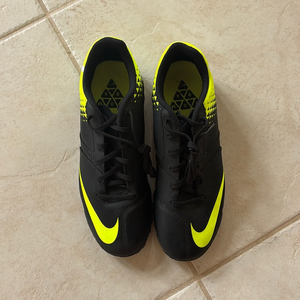men’s turf shoes worn about two times in pristine condition.